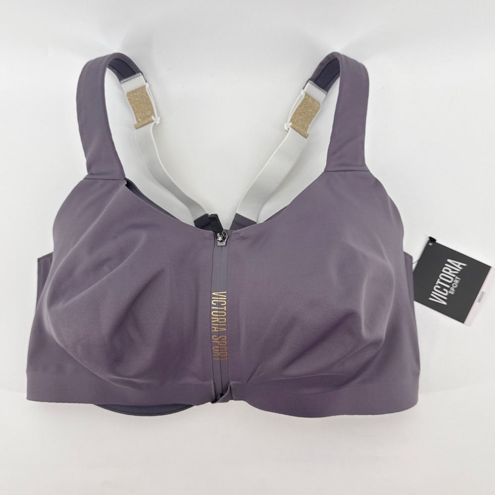 NWT Victoria Sport Incredible Knockout Ultra Max Front Zip Sports‎ Bra 38DDD